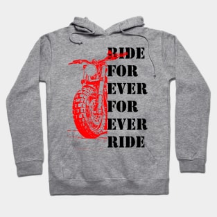 T100 Scrambler For Ever Ride Hoodie